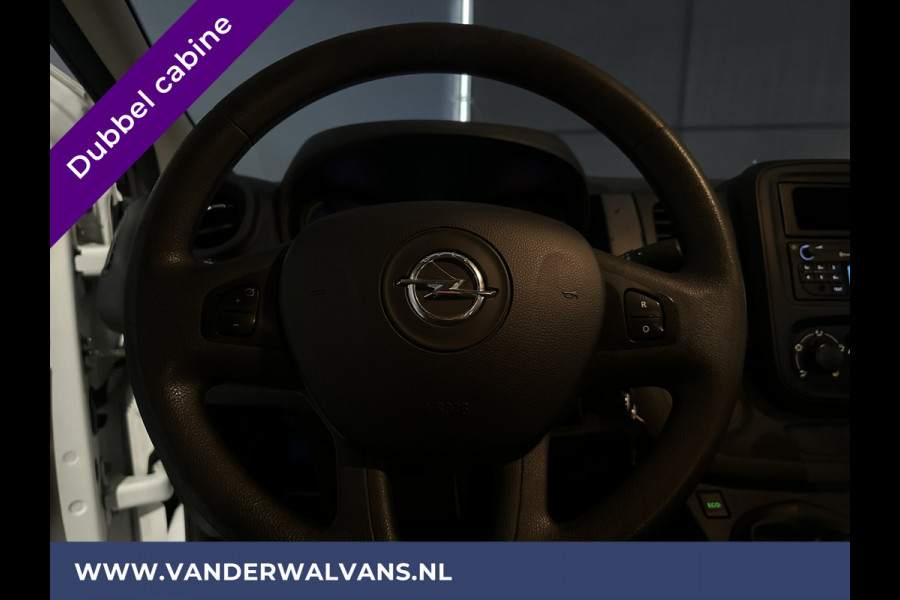 Opel Vivaro 1.6 CDTI 122pk L2H1 Dubbele Cabine Euro6 Airco | Trekhaak | LED | 5-Zits Cruisecontrol, Inrichting, Bluetooh-telefonie