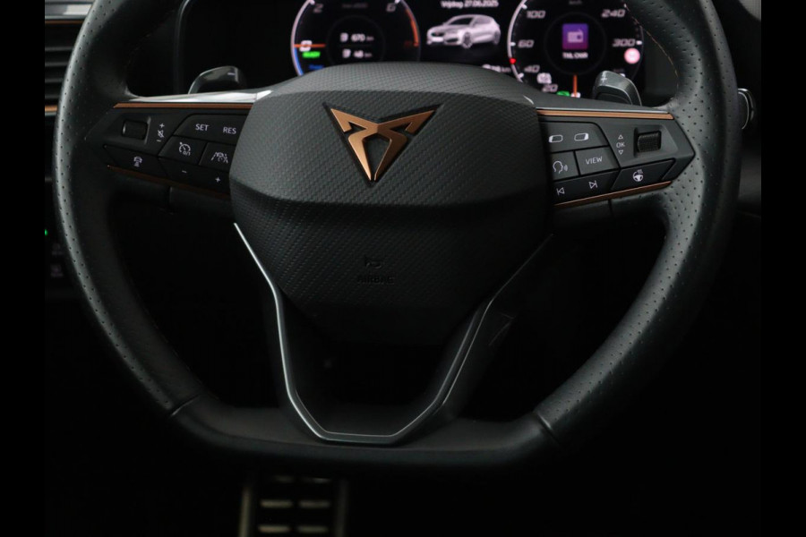 CUPRA Leon 1.4 e-Hybrid | Stoel & stuurverwarming | Carplay | Adaptive cruise | Camera | Navigatie | Sfeerverlichting | Full LED | Keyless | PHEV