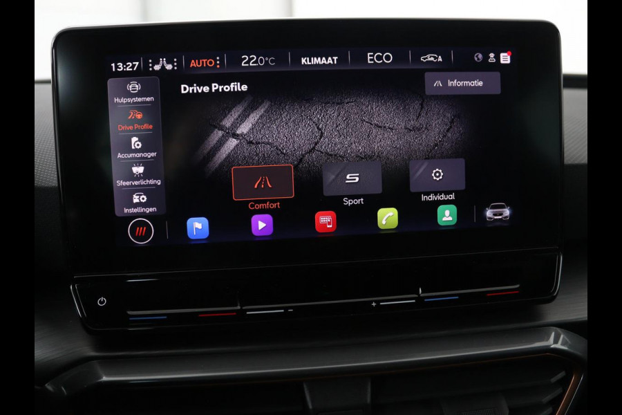 CUPRA Leon 1.4 e-Hybrid | Stoel & stuurverwarming | Carplay | Adaptive cruise | Camera | Navigatie | Sfeerverlichting | Full LED | Keyless | PHEV