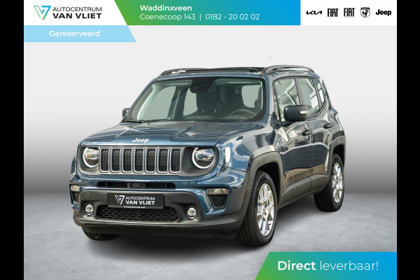 Jeep Renegade 1.5T e-Hybrid Altitude | Adapt. Cruise | Schuif/Kanteldak | Keyless | BSM | Navi | Apple Carplay | Uit voorraad leverbaar !