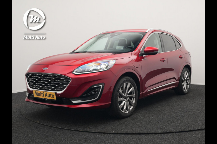 Ford Kuga 2.5 Vignale Plug In Hybrid 225pk PHEV | Trekhaak af Fabriek | Adaptive Cruise | Lederen Sportstoelen Memory | B&O Sound | Keyless | Head Up | 19"L.M |  Stuur & Stoelverwarming |