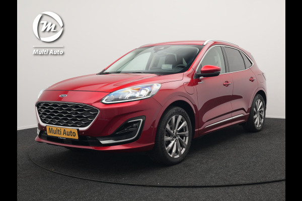 Ford Kuga 2.5 Vignale Plug In Hybrid 225pk PHEV | Trekhaak af Fabriek | Adaptive Cruise | Lederen Sportstoelen Memory | B&O Sound | Keyless | Head Up | 19"L.M |  Stuur & Stoelverwarming |