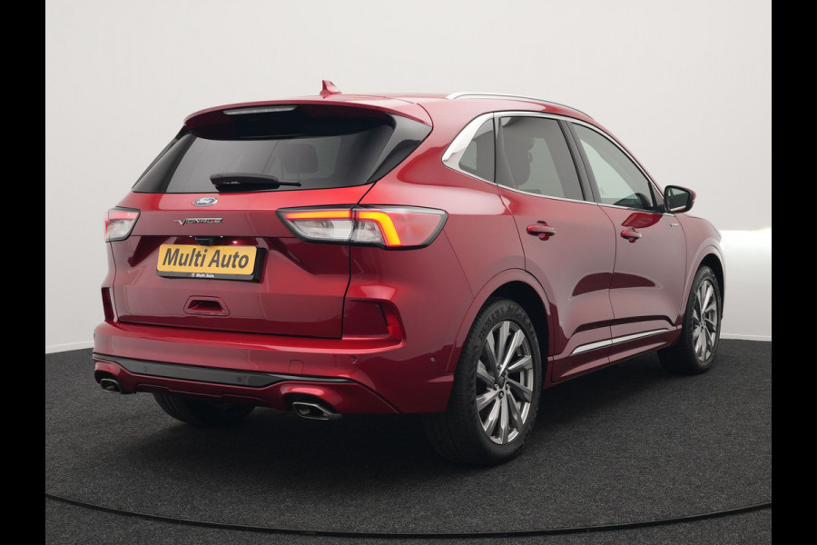 Ford Kuga 2.5 Vignale Plug In Hybrid 225pk PHEV | Trekhaak af Fabriek | Adaptive Cruise | Lederen Sportstoelen Memory | B&O Sound | Keyless | Head Up | 19"L.M |  Stuur & Stoelverwarming |