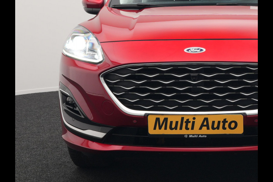 Ford Kuga 2.5 Vignale Plug In Hybrid 225pk PHEV | Trekhaak af Fabriek | Adaptive Cruise | Lederen Sportstoelen Memory | B&O Sound | Keyless | Head Up | 19"L.M |  Stuur & Stoelverwarming |