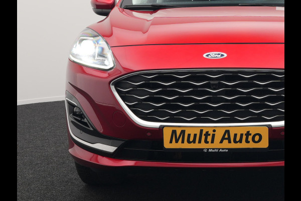 Ford Kuga 2.5 Vignale Plug In Hybrid 225pk PHEV | Trekhaak af Fabriek | Adaptive Cruise | Lederen Sportstoelen Memory | B&O Sound | Keyless | Head Up | 19"L.M |  Stuur & Stoelverwarming |