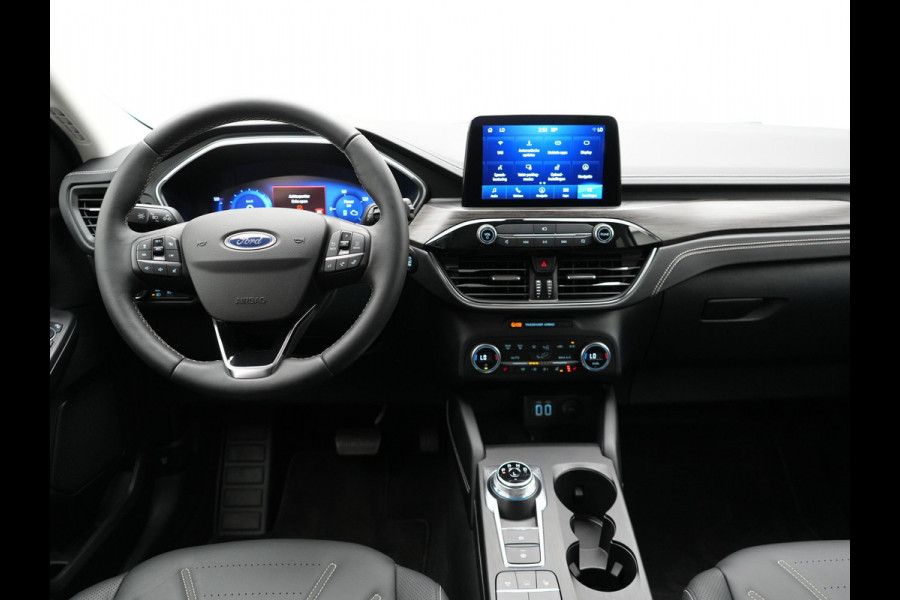 Ford Kuga 2.5 Vignale Plug In Hybrid 225pk PHEV | Trekhaak af Fabriek | Adaptive Cruise | Lederen Sportstoelen Memory | B&O Sound | Keyless | Head Up | 19"L.M |  Stuur & Stoelverwarming |