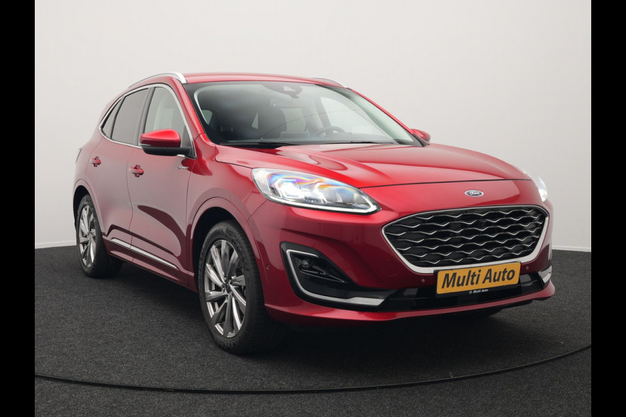 Ford Kuga 2.5 Vignale Plug In Hybrid 225pk PHEV | Trekhaak af Fabriek | Adaptive Cruise | Lederen Sportstoelen Memory | B&O Sound | Keyless | Head Up | 19"L.M |  Stuur & Stoelverwarming |