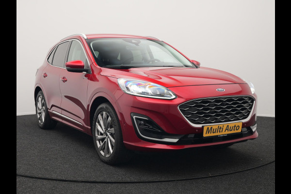 Ford Kuga 2.5 Vignale Plug In Hybrid 225pk PHEV | Trekhaak af Fabriek | Adaptive Cruise | Lederen Sportstoelen Memory | B&O Sound | Keyless | Head Up | 19"L.M |  Stuur & Stoelverwarming |