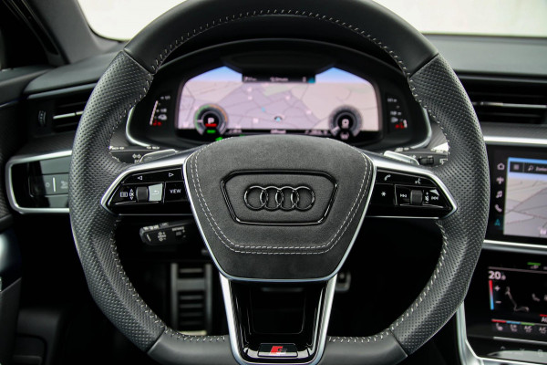 Audi A6 Avant 55 TFSI e Quattro Competition S line Edition 367pk Automaat|Panoramadak|Virtual Cockpit|Leder+Memory|HD Matrix|Black