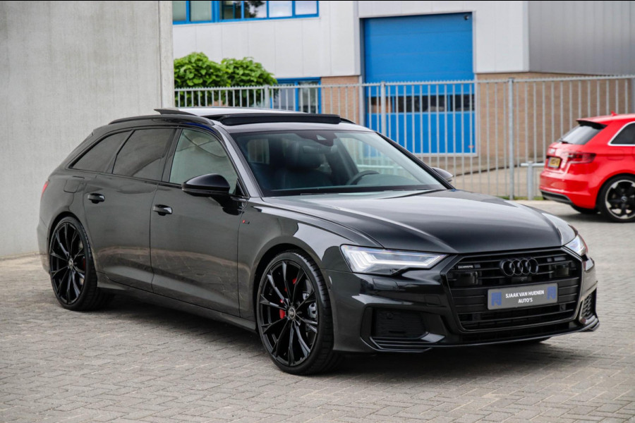 Audi A6 Avant 55 TFSI e Quattro Competition S line Edition 367pk Automaat|Panoramadak|Virtual Cockpit|Leder+Memory|HD Matrix|Black
