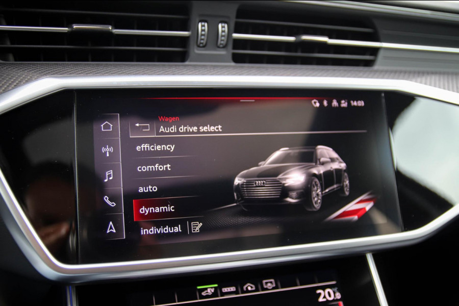 Audi A6 Avant 55 TFSI e Quattro Competition S line Edition 367pk Automaat|Panoramadak|Virtual Cockpit|Leder+Memory|HD Matrix|Black