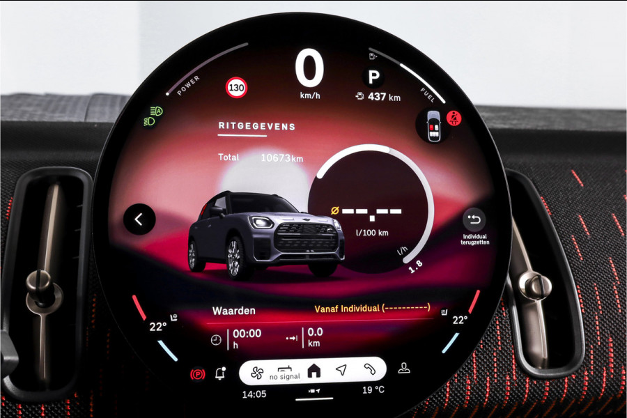 MINI Countryman 1.5 C 170 PK John Cooper Works Pakket XL | S/K-Panodak | Dig. Cockpit | Adapt. Cruise | Elek. Stoel | Stoel-+Stuurverw. | PDC | 360 Camera | NAV + App. Connect | ECC | Elek. Klep. | Elek. Trekhaak | LM 20" | 2000