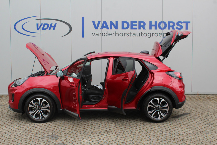 Ford Puma 1.0 125 pk EcoBoost Hybrid Titanium Nieuw Model Fijne comfortabele hoogzitter ! Winter Pack, Driver Assistance Pack, Fab.Gar. t/m 31-01-2029
