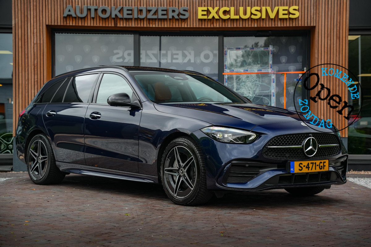 Mercedes-Benz C-Klasse Estate 300 e AMG Line Panoramadak Luxe Leder Adapt. Cruise Headup Display LED Trekhaak 18''LM 1e Eigenaar