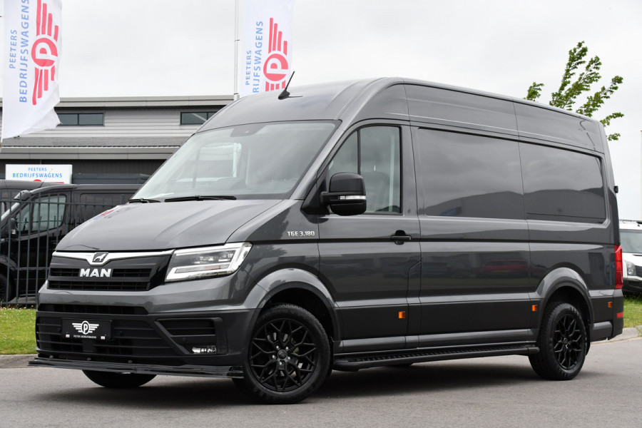 MAN TGE 35 2.0 3.180 L3H3 PB Edition Adaptieve Cruise, Camera, Carplay, 177PK, Automaat, LED, Leder, Stoelverwarming, Clima, Uniek!