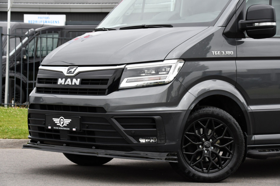 MAN TGE 35 2.0 3.180 L3H3 PB Edition Adaptieve Cruise, Camera, Carplay, 177PK, Automaat, LED, Leder, Stoelverwarming, Clima, Uniek!