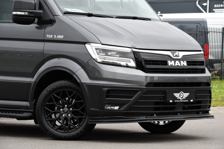 MAN TGE 35 2.0 3.180 L3H3 PB Edition Adaptieve Cruise, Camera, Carplay, 177PK, Automaat, LED, Leder, Stoelverwarming, Clima, Uniek!