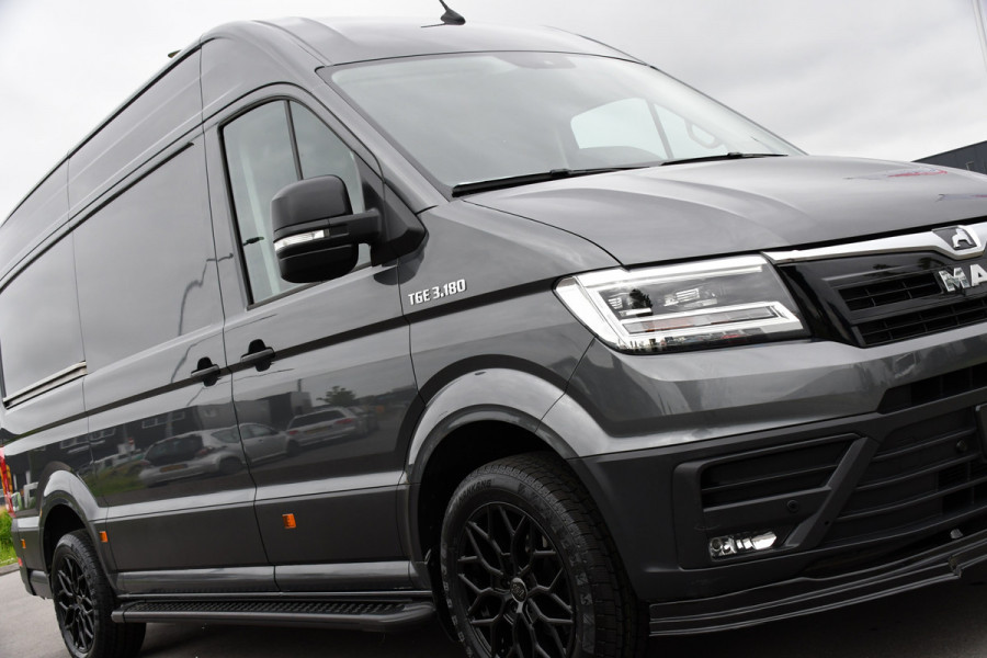 MAN TGE 35 2.0 3.180 L3H3 PB Edition Adaptieve Cruise, Camera, Carplay, 177PK, Automaat, LED, Leder, Stoelverwarming, Clima, Uniek!