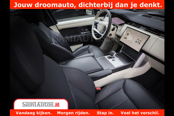 Land Rover Range Rover P550e | NIGHT | GARANTIE TOT 14-03-2029 | HEAD-UP | ACHTERAS BESTURING | SOFT CLOSE | PHEV | 23 INCH VELGEN | PANORAMADAK | STUURVERWARMING | STOEL KOELING | Fabrieksgarantie tot 14-03-2029 – Geniet van gemoedsrust met uitgebreide dekking tot deze datum. GZK-71-D