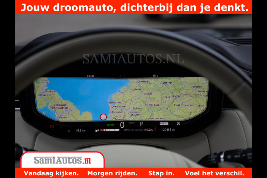 Land Rover Range Rover P550e | NIGHT | GARANTIE TOT 14-03-2029 | HEAD-UP | ACHTERAS BESTURING | SOFT CLOSE | PHEV | 23 INCH VELGEN | PANORAMADAK | STUURVERWARMING | STOEL KOELING | Fabrieksgarantie tot 14-03-2029 – Geniet van gemoedsrust met uitgebreide dekking tot deze datum. GZK-71-D