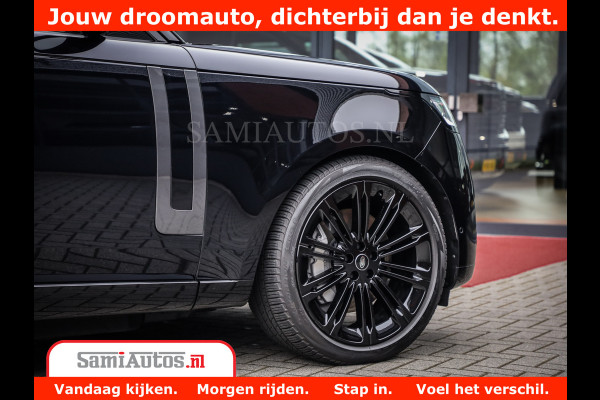 Land Rover Range Rover P550e | NIGHT | GARANTIE TOT 14-03-2029 | HEAD-UP | ACHTERAS BESTURING | SOFT CLOSE | PHEV | 23 INCH VELGEN | PANORAMADAK | STUURVERWARMING | STOEL KOELING | Fabrieksgarantie tot 14-03-2029 – Geniet van gemoedsrust met uitgebreide dekking tot deze datum. GZK-71-D