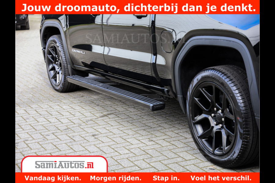 GMC Sierra DENALI 6,2 V8 Full Option | De Meest Luxe Pick-Up in zijn Klasse | Comfortabele Dubbele Cabine met Royale 5 Zitplaatsen | BPM vrij | Nu Leverbaar uit Voorraad | Voorraad Nr 431569