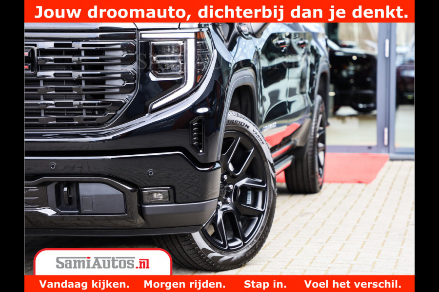 GMC Sierra DENALI 6,2 V8 Full Option | De Meest Luxe Pick-Up in zijn Klasse | Comfortabele Dubbele Cabine met Royale 5 Zitplaatsen | BPM vrij | Nu Leverbaar uit Voorraad | Voorraad Nr 431569