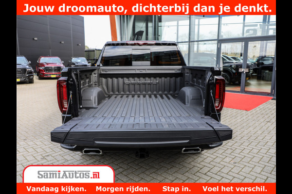 GMC Sierra DENALI 6,2 V8 Full Option | De Meest Luxe Pick-Up in zijn Klasse | Comfortabele Dubbele Cabine met Royale 5 Zitplaatsen | BPM vrij | Nu Leverbaar uit Voorraad | Voorraad Nr 431569