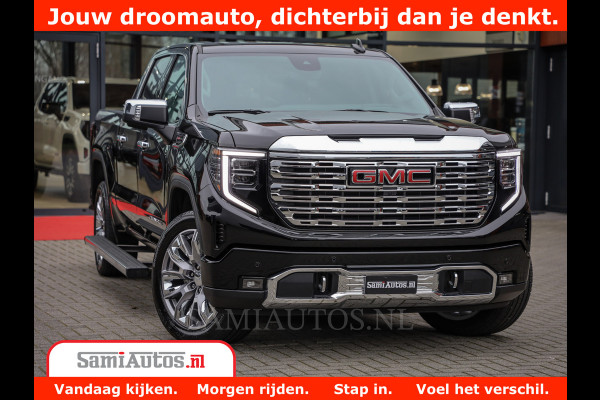 GMC Sierra DENALI | All-In Prijs | 6,2 V8 Full Option | De Meest Luxe Pick-Up in zijn Klasse | Comfortabele Dubbele Cabine met Royale 5 Zitplaatsen | BPM vrij | Nu Leverbaar uit Voorraad | Voorraad Nr 434420