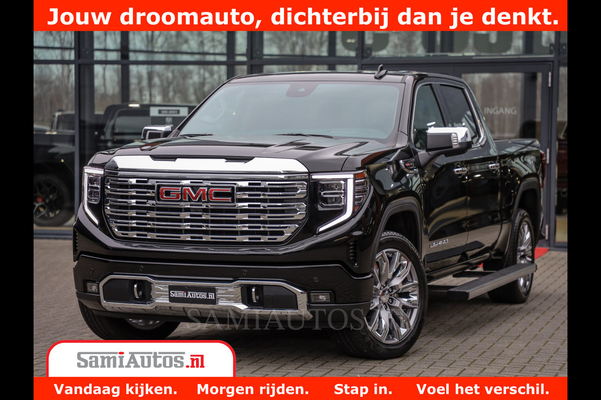 GMC Sierra DENALI | All-In Prijs | 6,2 V8 Full Option | De Meest Luxe Pick-Up in zijn Klasse | Comfortabele Dubbele Cabine met Royale 5 Zitplaatsen | BPM vrij | Nu Leverbaar uit Voorraad | Voorraad Nr 434420 GMC Sierra DENALI | All-In Prijs | 6,2 V8 Full Option | De Meest Luxe Pick-Up in zijn Klasse | Comfortabele Dubbele Cabine met Royale 5 Zitplaatsen | BPM vrij | Nu Leverbaar uit Voorraad | Voorraad Nr 434420
