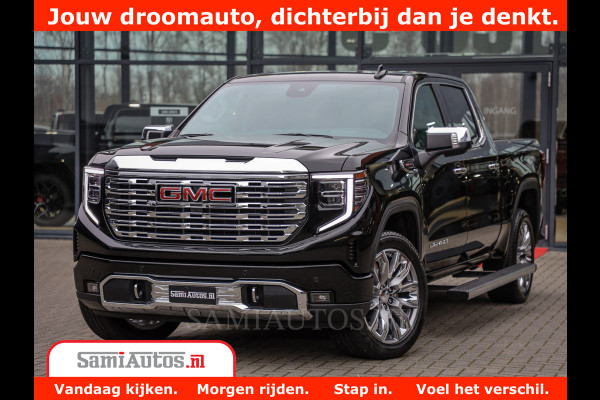 GMC Sierra DENALI | All-In Prijs | 6,2 V8 Full Option | De Meest Luxe Pick-Up in zijn Klasse | Comfortabele Dubbele Cabine met Royale 5 Zitplaatsen | BPM vrij | Nu Leverbaar uit Voorraad | Voorraad Nr 434420