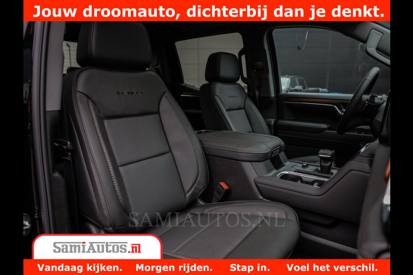 GMC Sierra DENALI | All-In Prijs | 6,2 V8 Full Option | De Meest Luxe Pick-Up in zijn Klasse | Comfortabele Dubbele Cabine met Royale 5 Zitplaatsen | BPM vrij | Nu Leverbaar uit Voorraad | Voorraad Nr 434420