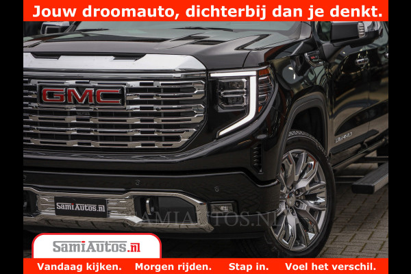 GMC Sierra DENALI | All-In Prijs | 6,2 V8 Full Option | De Meest Luxe Pick-Up in zijn Klasse | Comfortabele Dubbele Cabine met Royale 5 Zitplaatsen | BPM vrij | Nu Leverbaar uit Voorraad | Voorraad Nr 434420