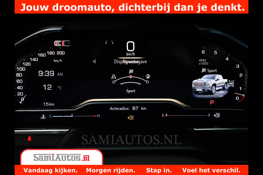 GMC Sierra DENALI | All-In Prijs | 6,2 V8 Full Option | De Meest Luxe Pick-Up in zijn Klasse | Comfortabele Dubbele Cabine met Royale 5 Zitplaatsen | BPM vrij | Nu Leverbaar uit Voorraad | Voorraad Nr 434420