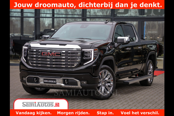 GMC Sierra DENALI | All-In Prijs | 6,2 V8 Full Option | De Meest Luxe Pick-Up in zijn Klasse | Comfortabele Dubbele Cabine met Royale 5 Zitplaatsen | BPM vrij | Nu Leverbaar uit Voorraad | Voorraad Nr 434420