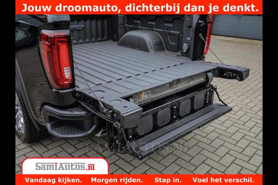 GMC Sierra DENALI | All-In Prijs | 6,2 V8 Full Option | De Meest Luxe Pick-Up in zijn Klasse | Comfortabele Dubbele Cabine met Royale 5 Zitplaatsen | BPM vrij | Nu Leverbaar uit Voorraad | Voorraad Nr 434420