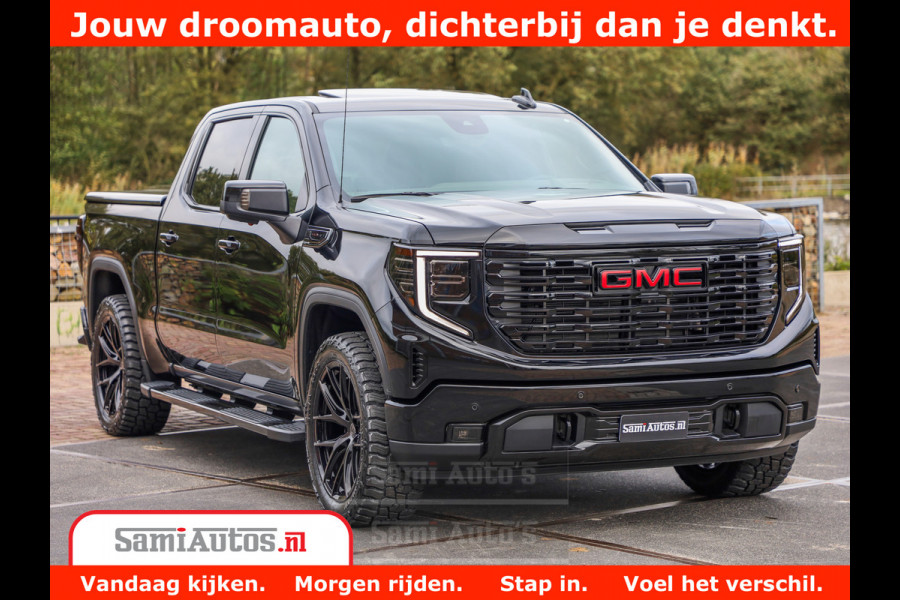 GMC Sierra DENALI 6.2 V8 426PK | Full Option | De Meest Luxe Pick-Up in zijn Klasse | Comfortabele Dubbele Cabine met Royale 5 Zitplaatsen | BPM vrij | Nu Leverbaar uit Voorraad | Voorraad Nr 419189
