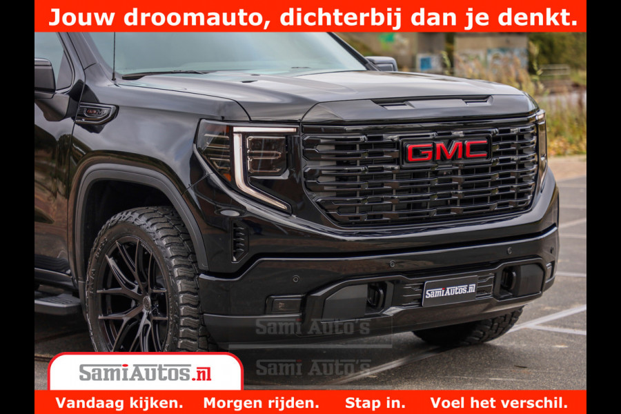 GMC Sierra DENALI 6.2 V8 426PK | Full Option | De Meest Luxe Pick-Up in zijn Klasse | Comfortabele Dubbele Cabine met Royale 5 Zitplaatsen | BPM vrij | Nu Leverbaar uit Voorraad | Voorraad Nr 419189