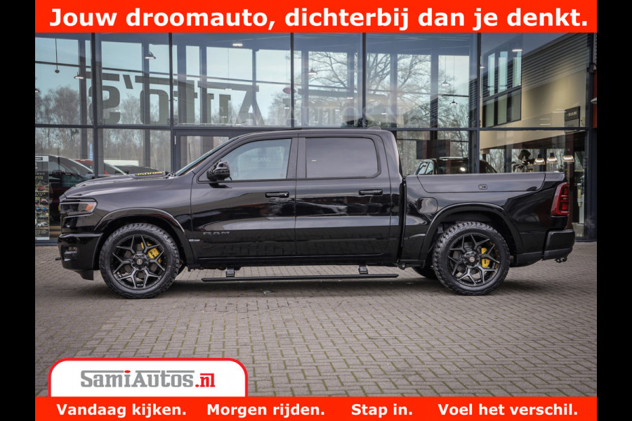 Dodge Ram 1500 Limited Night High Output 540HP 706Nm | Massage + Full Option | De Meest Luxe en Volle Pick-Up in zijn Klasse | Comfortabele Dubbele Cabine met Royale 5 Zitplaatsen | BPM vrij | Nu Leverbaar uit Voorraad | Voorraad Nr 2370 - 5411