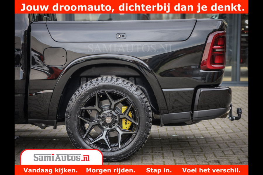 Dodge Ram 1500 Limited Night High Output 540HP 706Nm | Massage + Full Option | De Meest Luxe en Volle Pick-Up in zijn Klasse | Comfortabele Dubbele Cabine met Royale 5 Zitplaatsen | BPM vrij | Nu Leverbaar uit Voorraad | Voorraad Nr 2370 - 5411