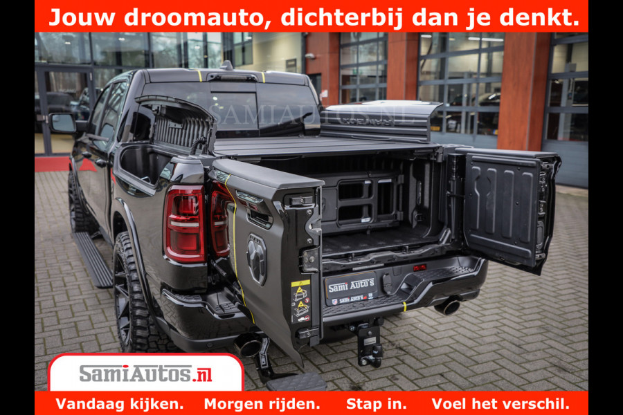Dodge Ram 1500 Limited Night High Output 540HP 706Nm | Massage + Full Option | De Meest Luxe en Volle Pick-Up in zijn Klasse | Comfortabele Dubbele Cabine met Royale 5 Zitplaatsen | BPM vrij | Nu Leverbaar uit Voorraad | Voorraad Nr 2370 - 5411