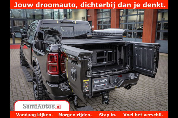 Dodge Ram 1500 Limited Night High Output 540HP 706Nm | Massage + Full Option | De Meest Luxe en Volle Pick-Up in zijn Klasse | Comfortabele Dubbele Cabine met Royale 5 Zitplaatsen | BPM vrij | Nu Leverbaar uit Voorraad | Voorraad Nr 2370 - 5411