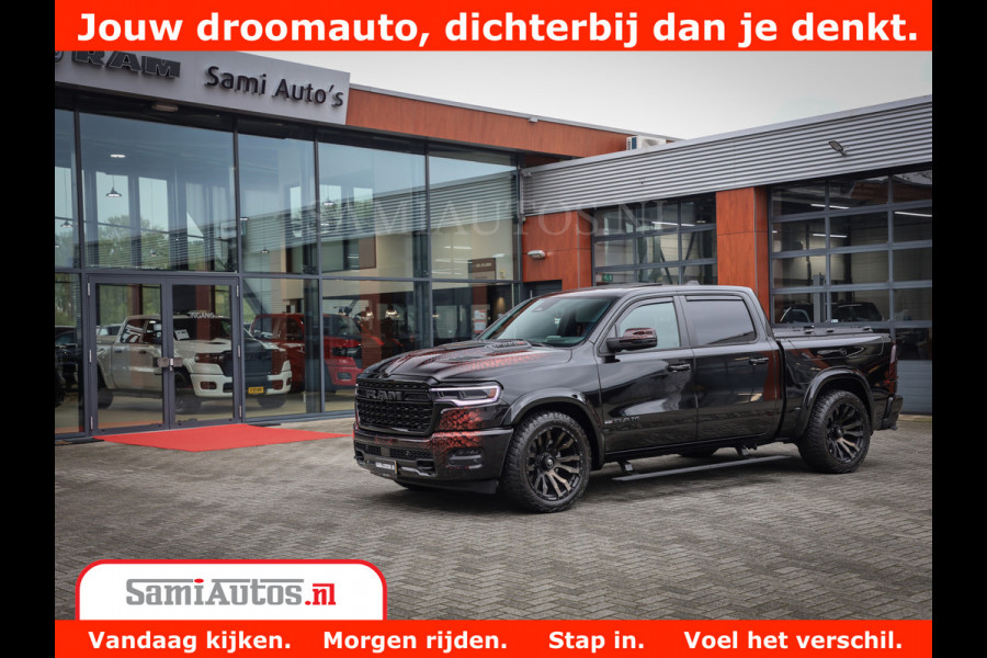 Dodge Ram COBRA EDITION | 1500 Limited Night High Output 540HP 706Nm | Massage + Full Option | De Meest Luxe en Volle Pick-Up in zijn Klas Comfortabele Dubbele Cabine met Royale 5 Zitplaatsen | BPM vrij | Nu Leverbaar uit Voorraad | Voorraad Nr 2368 -  5452 | Cobra package is meerprijs |