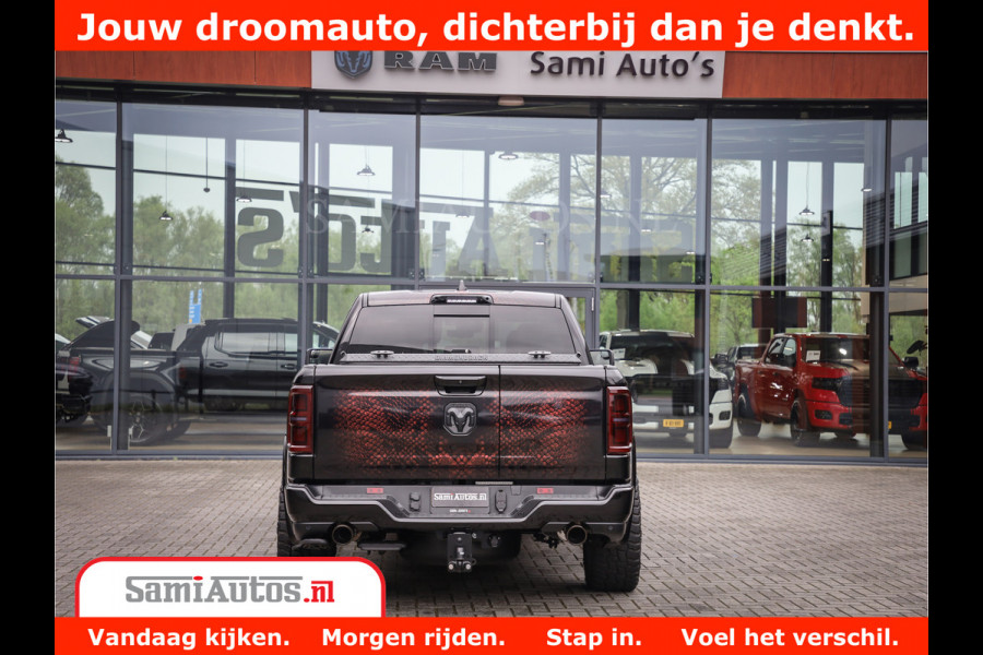 Dodge Ram COBRA EDITION | 1500 Limited Night High Output 540HP 706Nm | Massage + Full Option | De Meest Luxe en Volle Pick-Up in zijn Klas Comfortabele Dubbele Cabine met Royale 5 Zitplaatsen | BPM vrij | Nu Leverbaar uit Voorraad | Voorraad Nr 2368 -  5452 | Cobra package is meerprijs |
