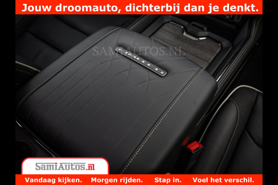 Dodge Ram 1500 Limited Night High Output 540HP 706Nm | Massage + Full Option | De Meest Luxe en Volle Pick-Up in zijn Klasse | Comfortabele Dubbele Cabine met Royale 5 Zitplaatsen | BPM vrij | Nu Leverbaar uit Voorraad | Voorraad Nr 2333 - 5129