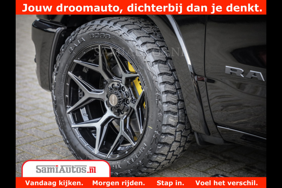 Dodge Ram 1500 Limited Night High Output 540HP 706Nm | Massage + Full Option | De Meest Luxe en Volle Pick-Up in zijn Klasse | Comfortabele Dubbele Cabine met Royale 5 Zitplaatsen | BPM vrij | Nu Leverbaar uit Voorraad | Voorraad Nr 2333 - 5129