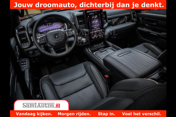 Dodge Ram 1500 Limited Night High Output 540HP 706Nm | Massage + Full Option | De Meest Luxe en Volle Pick-Up in zijn Klasse | Comfortabele Dubbele Cabine met Royale 5 Zitplaatsen | BPM vrij | Nu Leverbaar uit Voorraad | Voorraad Nr 2293 - 7688