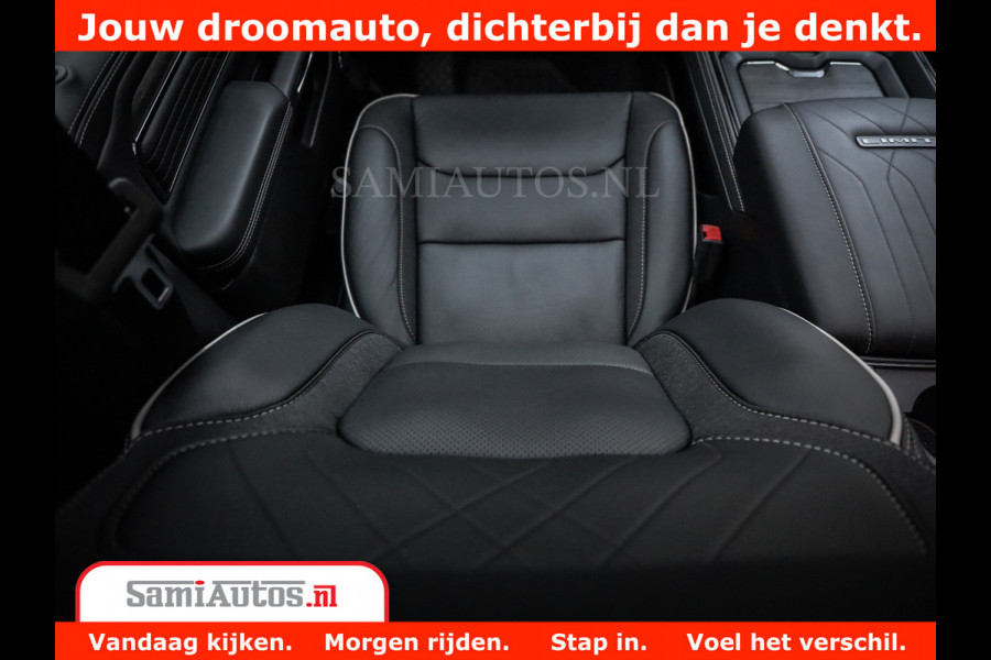 Dodge Ram 1500 Limited Night High Output 540HP 706Nm | Massage + Full Option | De Meest Luxe en Volle Pick-Up in zijn Klasse | Comfortabele Dubbele Cabine met Royale 5 Zitplaatsen | BPM vrij | Nu Leverbaar uit Voorraad | Voorraad Nr 2293 - 7688