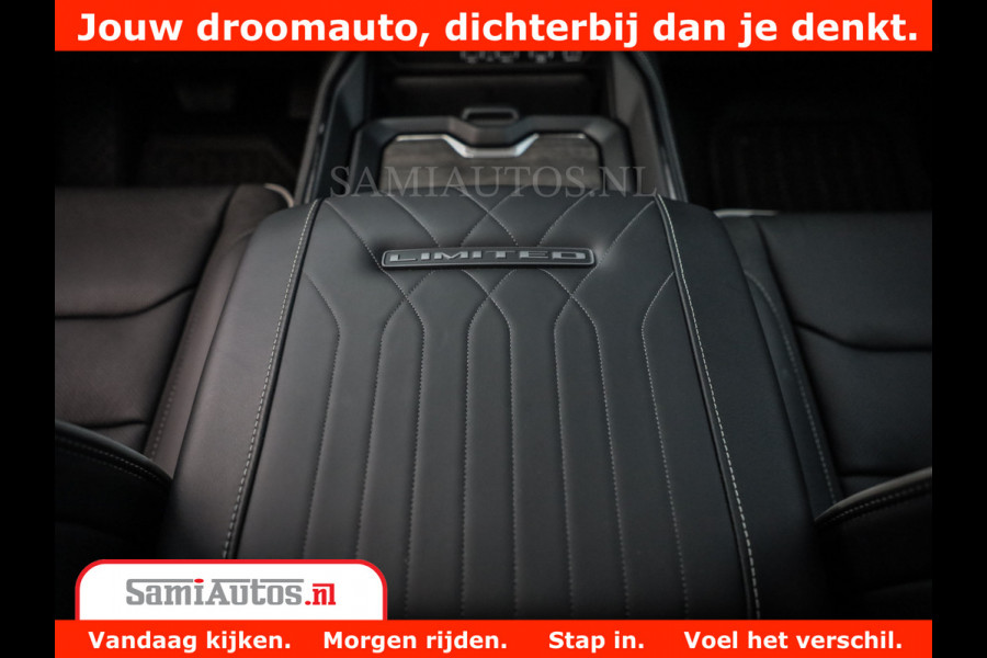Dodge Ram 1500 Limited Night High Output 540HP 706Nm | Massage + Full Option | De Meest Luxe en Volle Pick-Up in zijn Klasse | Comfortabele Dubbele Cabine met Royale 5 Zitplaatsen | BPM vrij | Nu Leverbaar uit Voorraad | Voorraad Nr 2293 - 7688