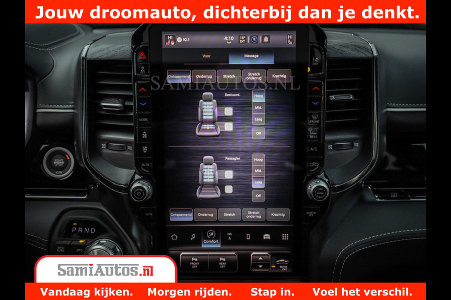 Dodge Ram 1500 Limited Night High Output 540HP 706Nm | Massage + Full Option | De Meest Luxe en Volle Pick-Up in zijn Klasse | Comfortabele Dubbele Cabine met Royale 5 Zitplaatsen | BPM vrij | Nu Leverbaar uit Voorraad | Voorraad Nr 2293 - 7688